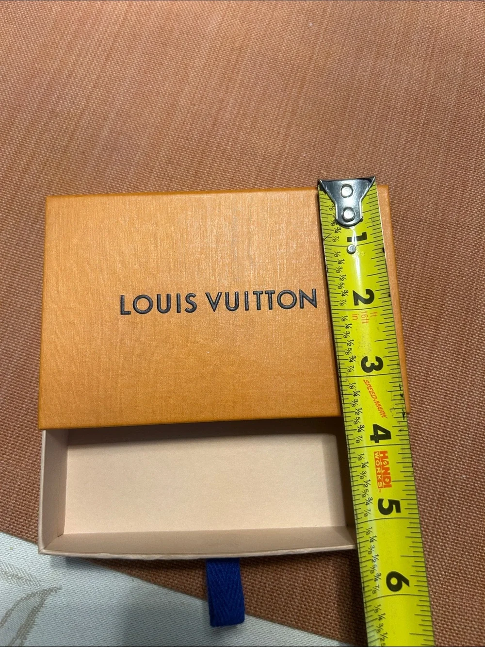 Louis Vuitton Orange Box with Blue Pull Tab - Men Accessories Jewelry